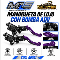 Manigueta Lujo con Bomba ADV-Morado