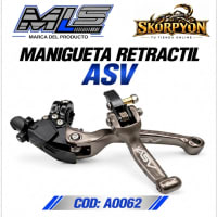Manigueta Retráctil ASV - Titanio