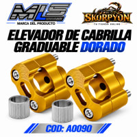 Elevador de Cabrilla Manubrio Graduable - Dorado