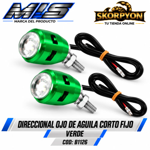 Direccional Ojo de Águila Corto Fijo Verde
