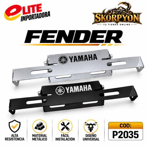 Fender Yamaha Sencillo Cromado/Negro