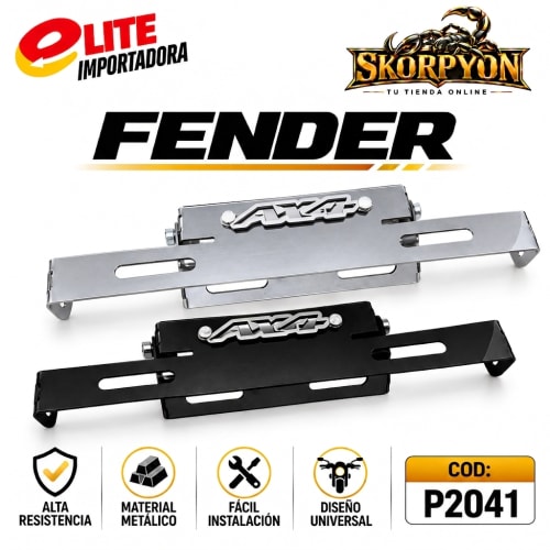 Fender AX4 3D Cromado/Negro