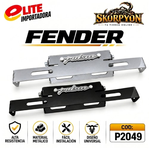 Fender Pulsar 3D Cromado/Negro