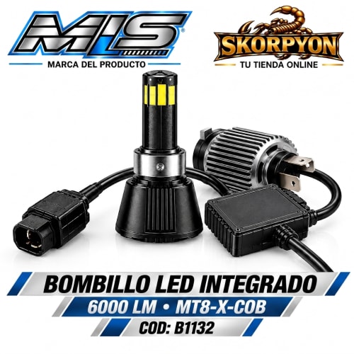 Bombillo LED Integrado MT8-X-COB Motoled 6000LM