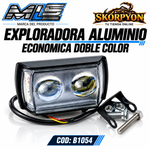 Exploradora Aluminio Económica Doble Color 6500K-1500LM