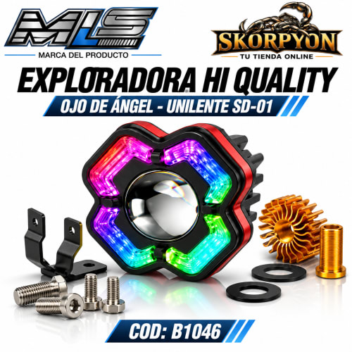Exploradora Hi Quality Ojo de Ángel Unilente SD-01 SD-01 6500K-8000LM