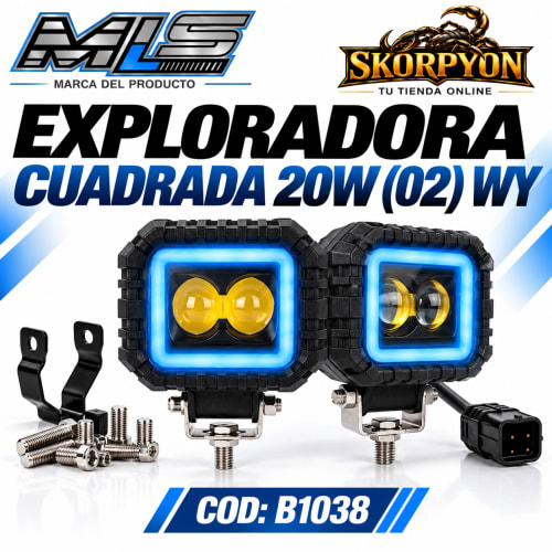Exploradora Cuadrada 20W(02) WY 6500K-2800LM