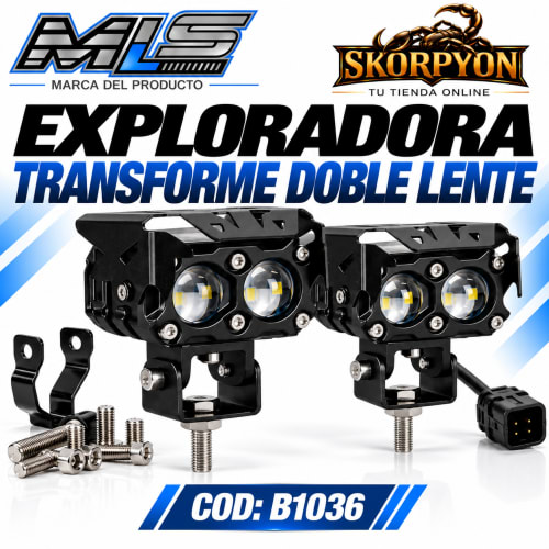 Exploradora Transforme Doble Lente 6500K-4500LM