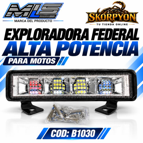 Exploradora Federal Alta Potencia 6000K-6000LM