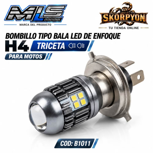 Bombillo Triceta Tipo Bala Led de Enfoque
