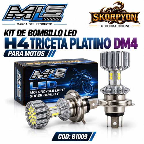 Bombillo Triceta Platino DM4