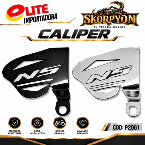 Caliper NS Sencillo Cromado/Negro