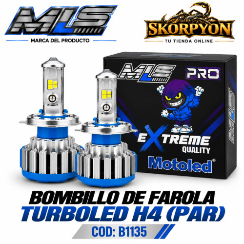 Bombillo de Farola Turboled H4 (Par)