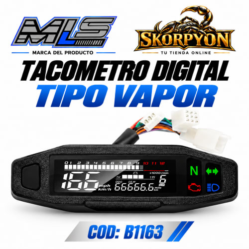 Tacómetro Digital Tipo Vapor