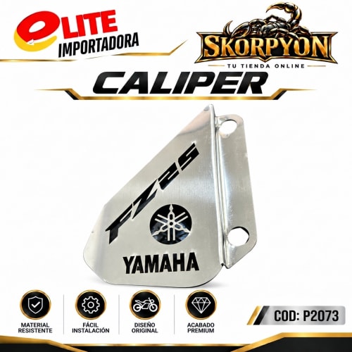Caliper Yamaha FZ 25 Sencillo Cromado