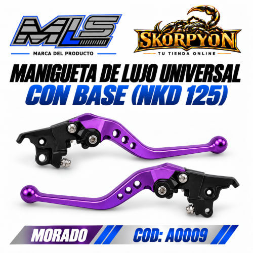 Manigueta de Lujo Universal con Base (NKD 125) Morado