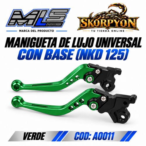 Manigueta de Lujo Universal con Base (NKD 125) Verde