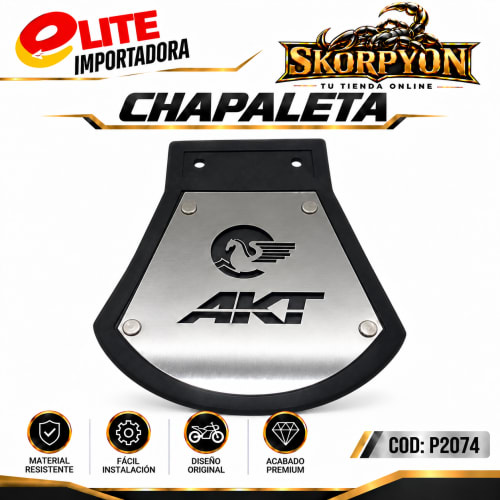 Chapaleta AKT en Acero  Cromado