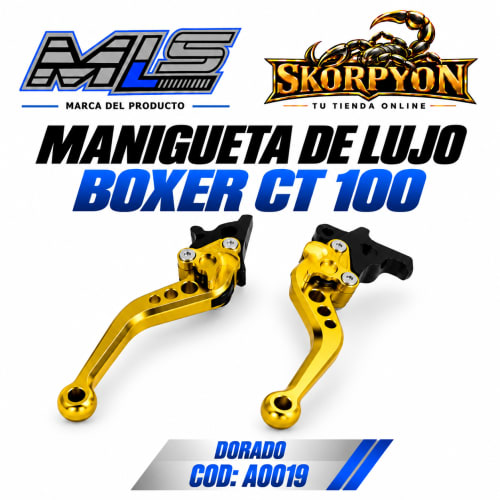 Manigueta de Lujo Boxer CT 100 Dorado