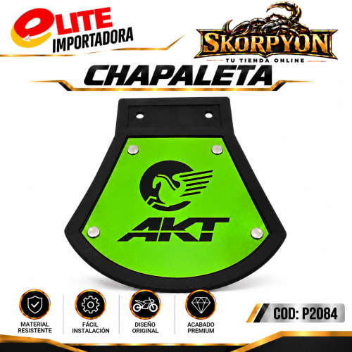 Chapaleta AKT en Acero Verde