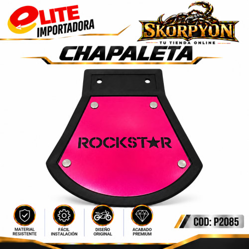 Chapaleta Rockstar en Acero Fucsia