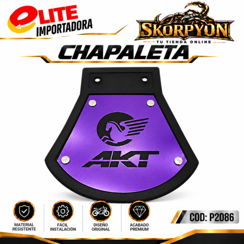 Chapaleta AKT en Acero Morado
