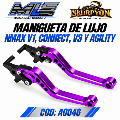 Manigueta de Lujo NMAX V1, Connect, V3 y Agility - Morado