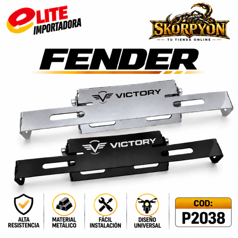 Fender Victory Sencillo Cromado/negro