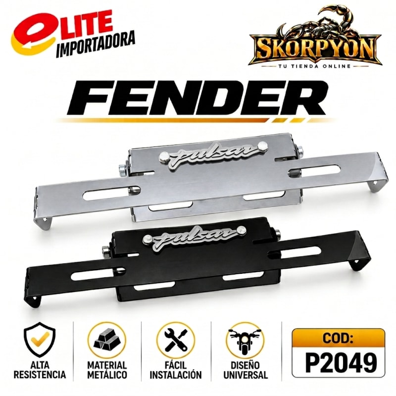 Fender Pulsar 3D Cromado/Negro