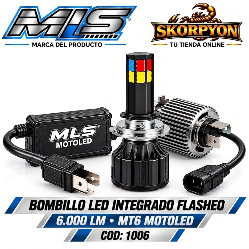 Bombillo Multicolor MT6 Motoled 
