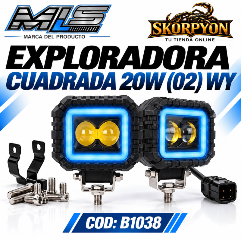 Exploradora Cuadrada 20W(02) WY 6500K-2800LM