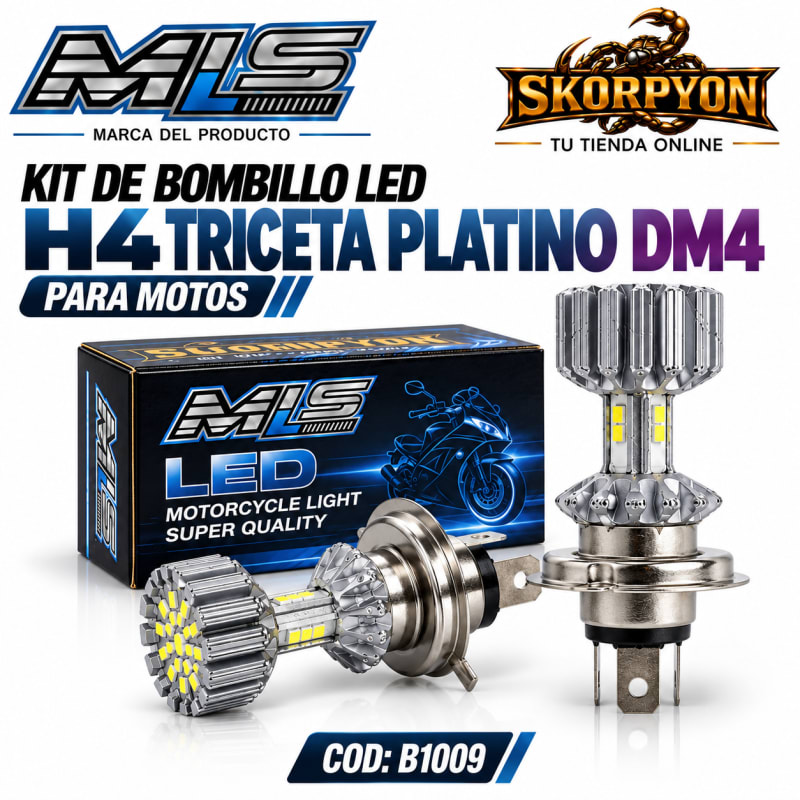 Bombillo Triceta Platino DM4 