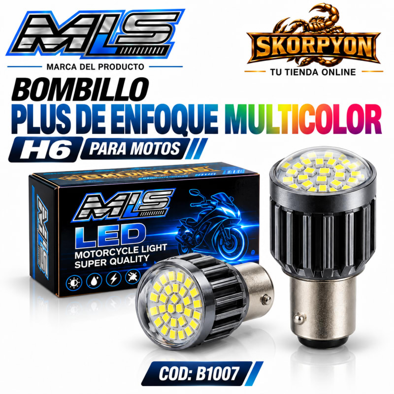 Bombillo Plus de Enfoque Multicolor H6 