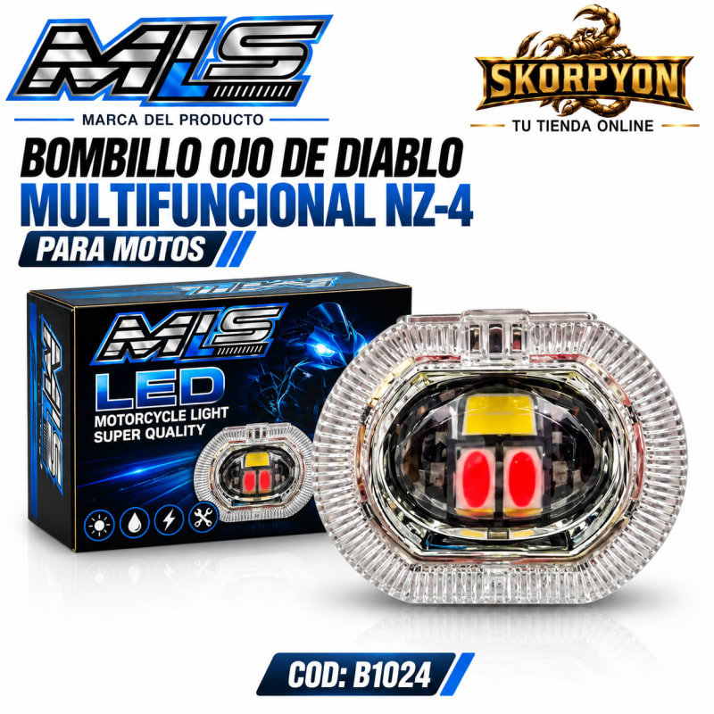 Bombillo Ojo de Diablo NZ-4 6500K-1800LM