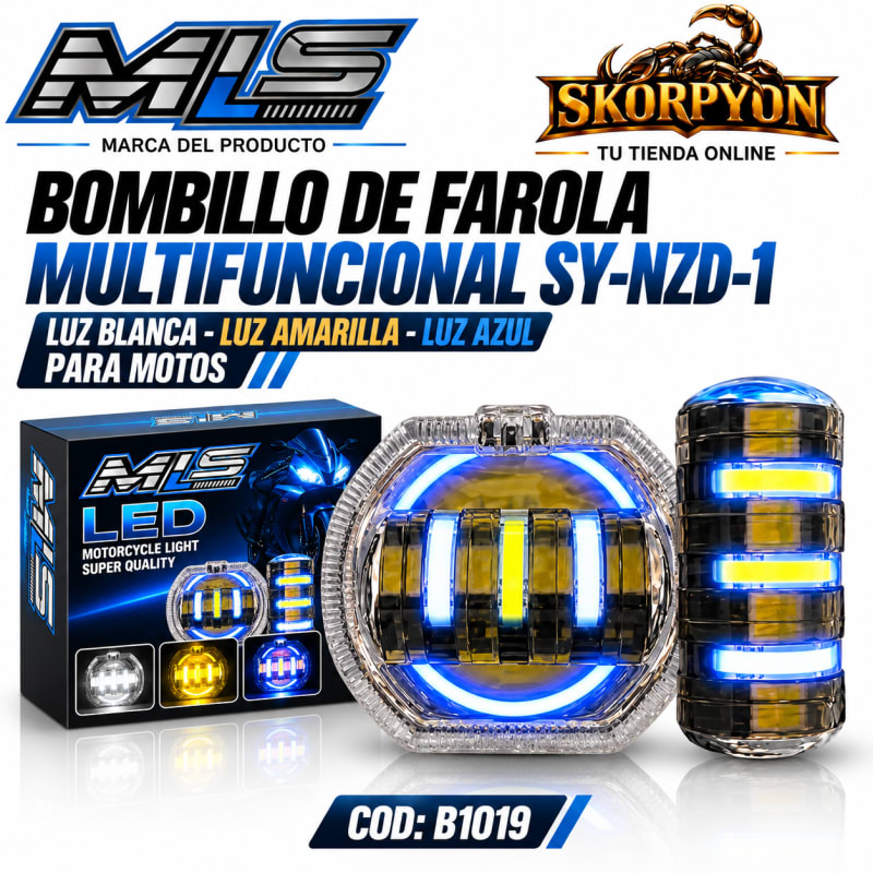 Bombillo de Farola Multifuncional  SY-NZD-1 6500K-1800LM