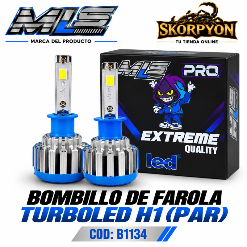 Bombillo de Farola Turbo LED H1 (Par)