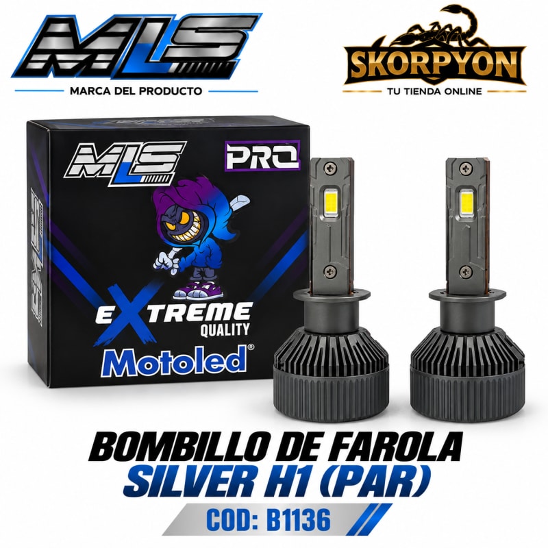 Bombillo de Farola SILVER H1 (Par)