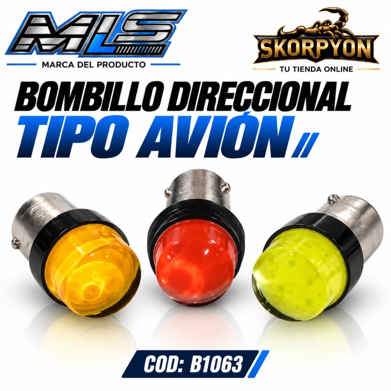 Bombillo Direccional Tipo Avión (Unida)