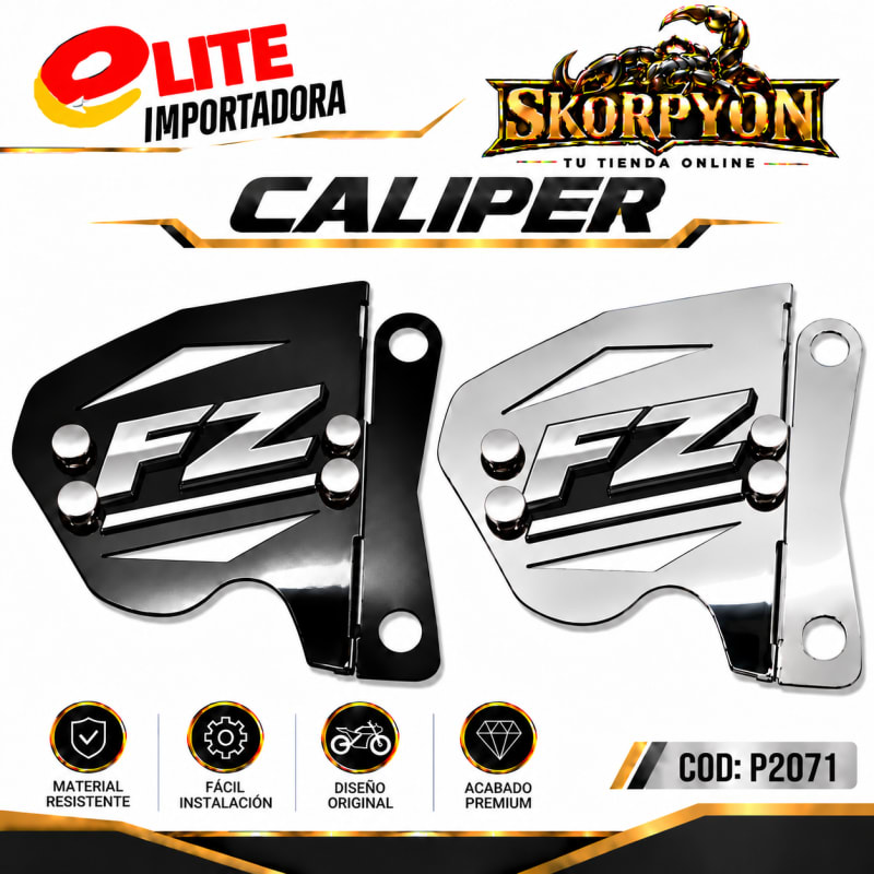 Caliper FZ 3D Cromado/negro (Unidad)