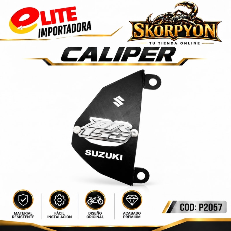 Caliper Suzuki DR 150 3D Negro