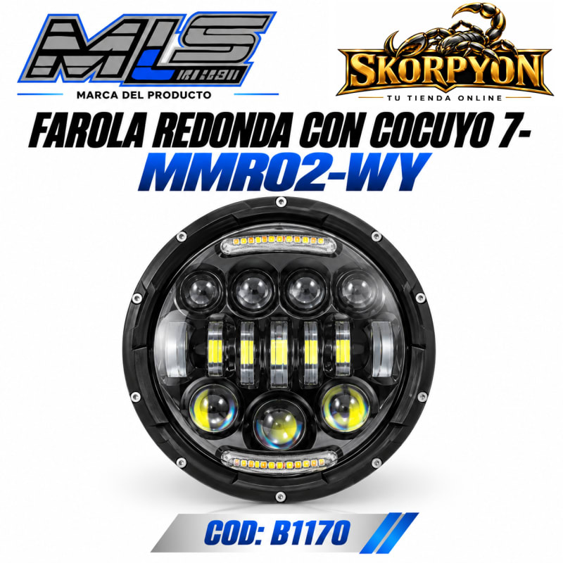 Farola Redonda con Cocuyo 7 (MMR02-WY)