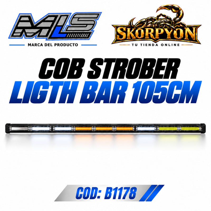 COB Strober Light Bar 105CM