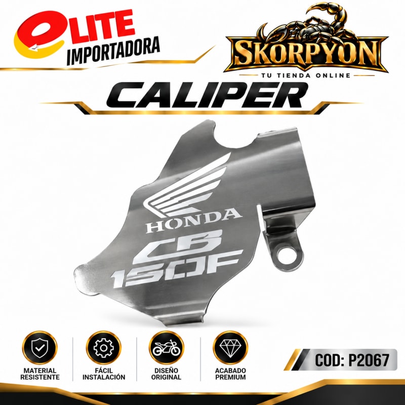 Caliper Honda CBF 150  Sencillo Cromado