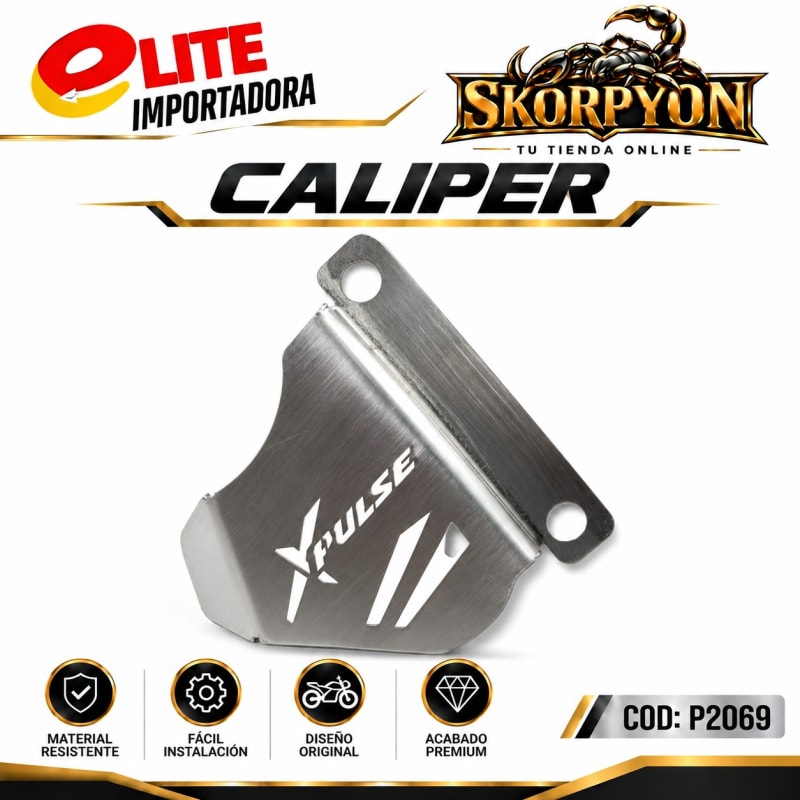 Caliper Xpulse Sencillo Cromado
