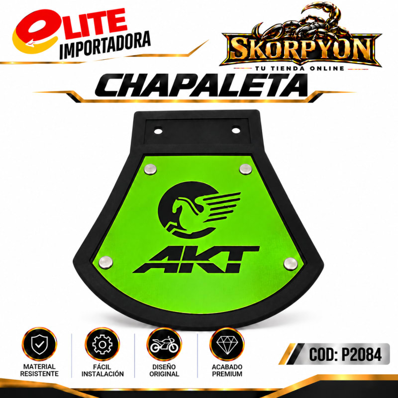 Chapaleta AKT en Acero Verde
