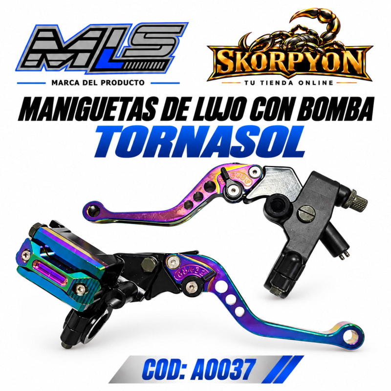 Maniguetas de Lujo con Bomba Tornasol