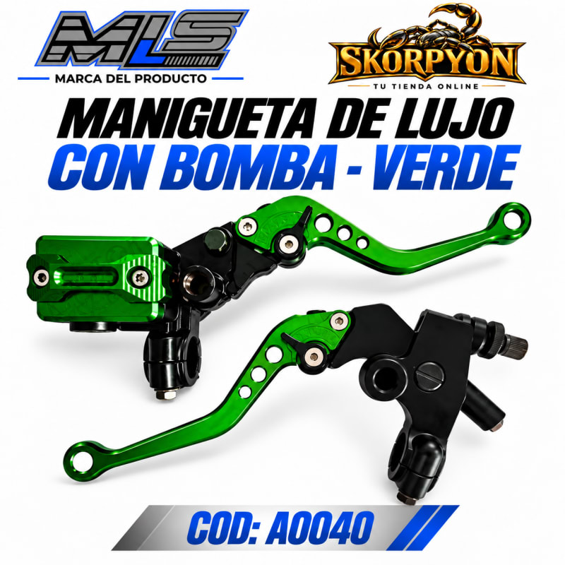 Manigueta de Lujo con Bomba - Verde