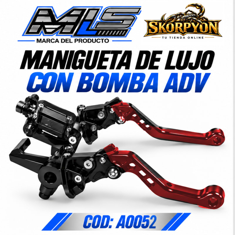 Manigueta de Lujo con Bomba ADV - Rojo