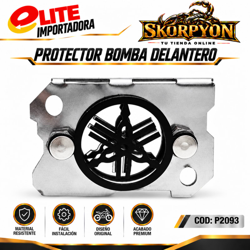 Protector Bomba Delantero Yamaha 3d Cromado