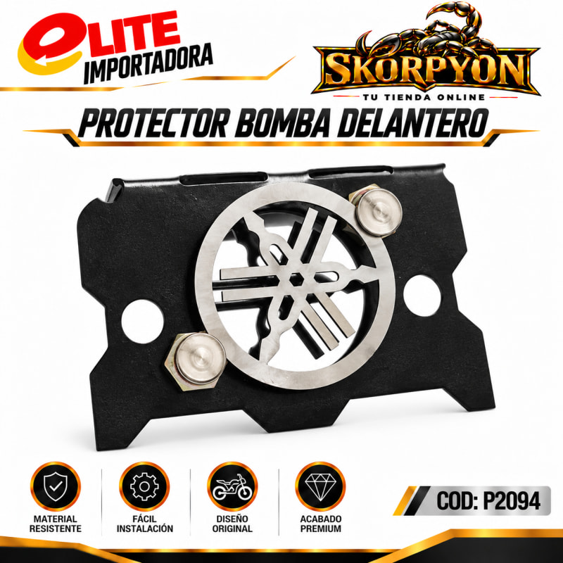 Protector Bomba Delantero Yamaha 3D Negro